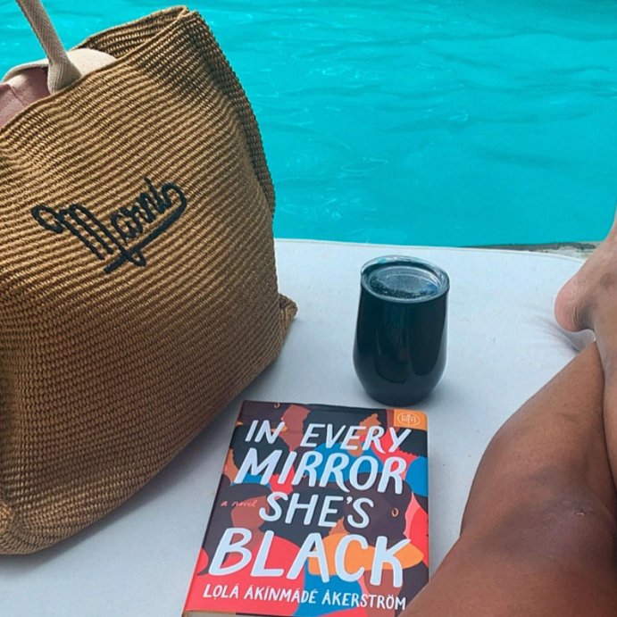 user image by @readwithms.goodreads, In Every Mirror She's Black - by Lolá Ákínmádé Åkerström