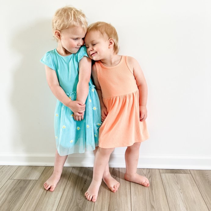 user image by @rachel_leach, Toddler Girls' Daisy Tank Tulle Dress - Cat & Jack™ Turquoise Blue