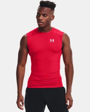 Under Armour HeatGear Mock Sleeveless Carbon Heather 1361521-090