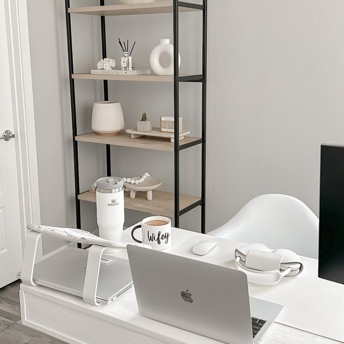 user image by @alarcio.home, 72" Loring 5 Shelf Ladder Bookshelf - Threshold™