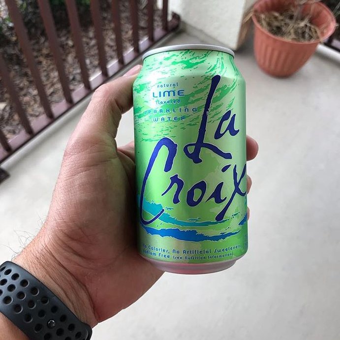 user image by @ketoctober, LaCroix Sparkling Water Lime - 8pk/12 fl oz Cans