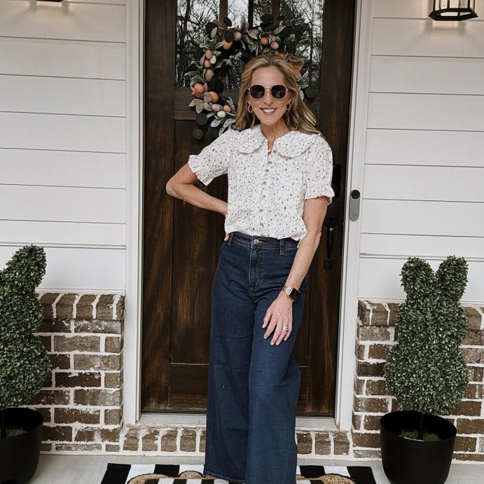 user image by @lightandlifestyled, Women's High-Rise Sailor Wide Leg Ankle Jeans - Universal Thread™