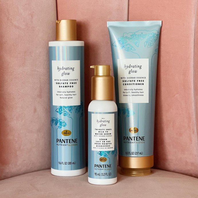 user image by @ashdonielle, Pantene Sulfate and Silicone Free Baobab Shampoo, Hydrates for Soft Healthy Hair, Nutrient Blends - 9.6 fl oz