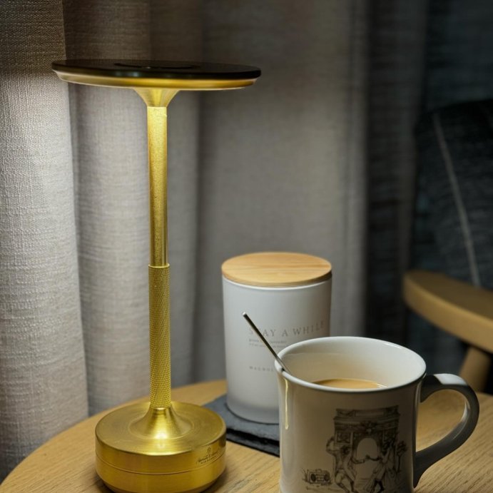 user image by @commen.terry, Portable Indoor/Outdoor LED Tabletop Lamp - Hearth & Hand™ with Magnolia