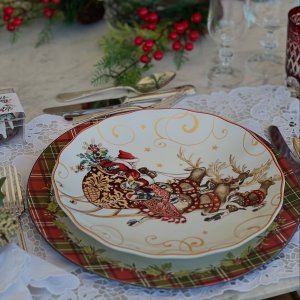 Twas the Night Before Christmas Dinner Plate Set - Set of 4