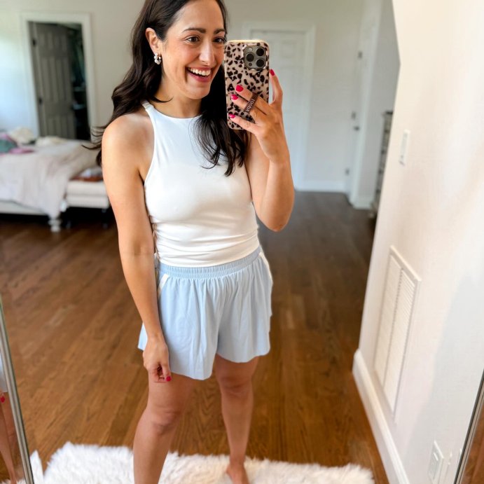 user image by @msnafashion, Women's High Neck Crossback Tank Top - All In Motion™