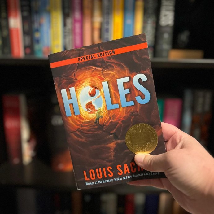 user image by @wkebooks, Holes - by Louis Sachar