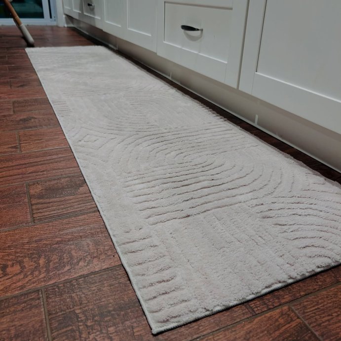 user image by @rawhonestreviews, TOWN & COUNTRY EVERYDAY Lane Painterly Wave Soft Felt Everwash®, Machine Washable Area Rug with Non-Slip Backing, Modern Rug