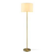 Shop Lampadaire avec abat-jour cylindrique blanc CANVAS and more
