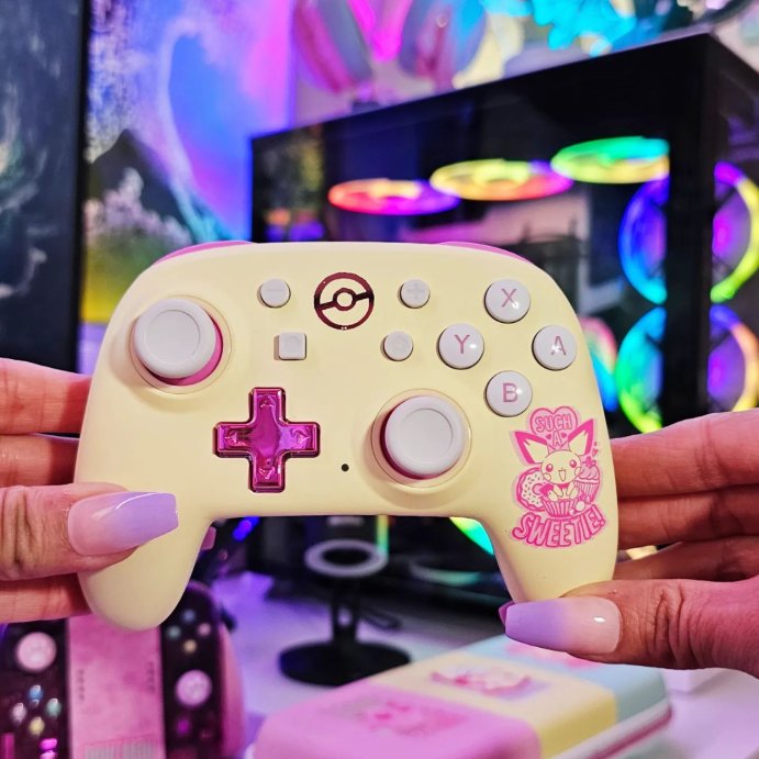 user image by @mermaid_skillz, PowerA Nano Wired Controller with Protection Case and Comfort Grips - Pok&#233;mon: Sweet Friends: USB Switch Accessories