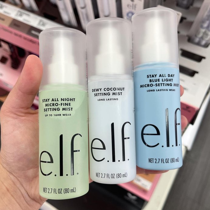 user image by @target_addictedmama, e.l.f. Stay All Night Micro-Fine Setting Mist - Light Green - 2.7 fl oz