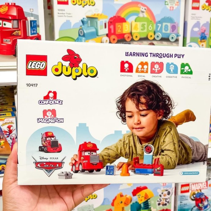 user image by @targetkiddos, LEGO DUPLO Disney and Pixar&#39;s Cars Mack at the Race Toddler Toy 10417