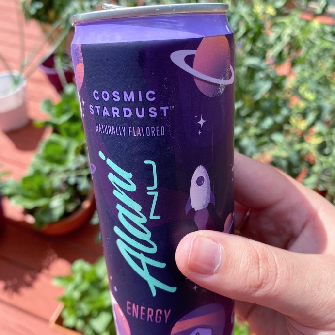 user image by @healthiermeaghan, Alani Cosmic Stardust Energy Drink - 12 fl oz Can