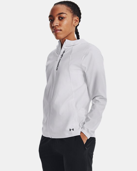  UA OutRun the Storm Jkt, Black - women's running jacket -  UNDER ARMOUR - 74.48 € - outdoorové oblečení a vybavení shop