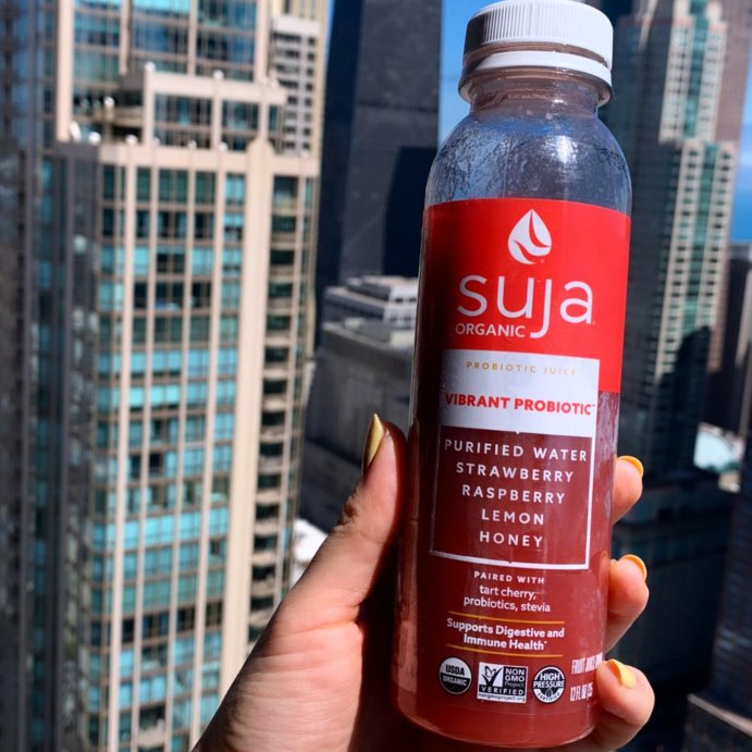 user image by @carolcookedthat, Suja Organic Vibrant Probiotic Cold Pressed Juice Drink - 12 fl oz Bottle