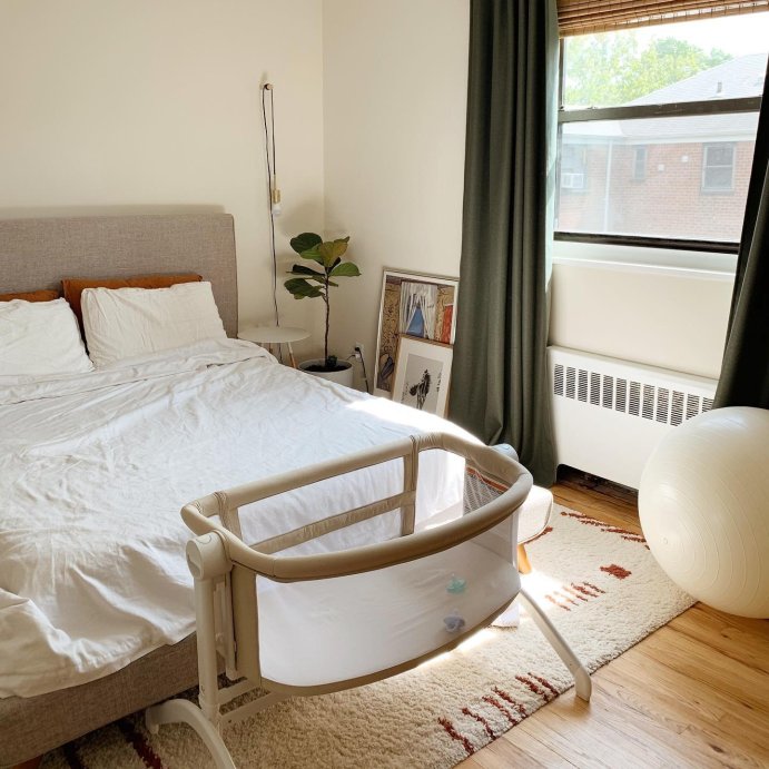 user image by @babydelightinc, Baby Delight Beside Me Wink Organic Bassinet &#38; Bedside Sleeper