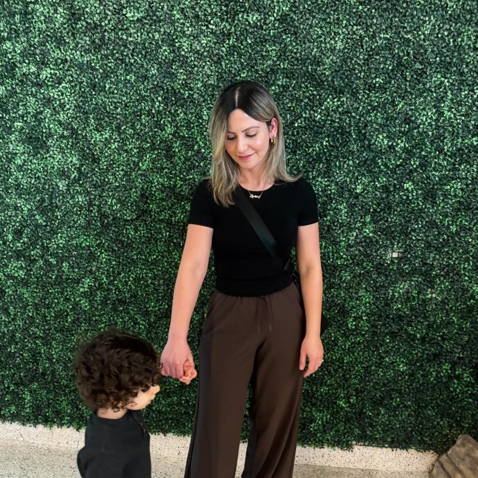 user image by @deeodisho_xo, Women's Active Light High-Rise Wide Leg Pants - All In Motion™
