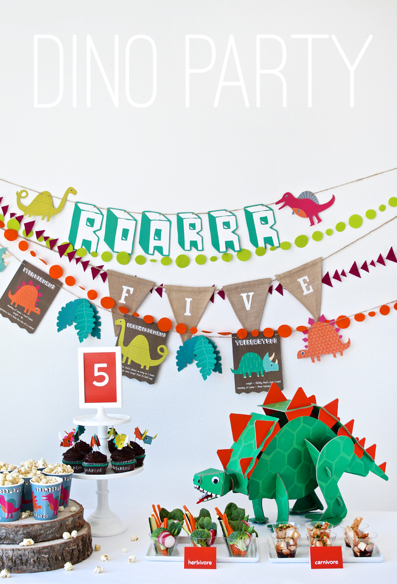 Printable Dinosaur Party Game and Scavenger Hunt - Play Party Plan