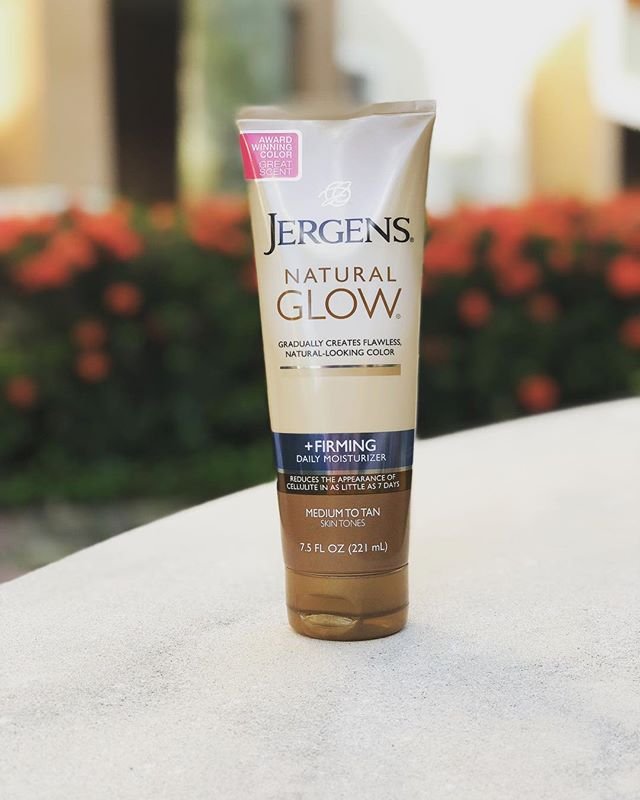user image by @themakeupphase, Jergens Natural Glow Firming Daily Moisturizer Self Tanner Body Lotion - 7.5 fl oz