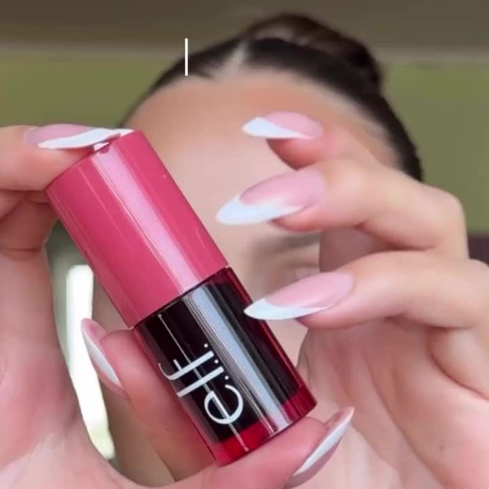 user image by @melanievaclavikova, e.l.f. Sheer For It Blush Tint - Buildable Stain For Lips + Cheek - 0.22 fl oz