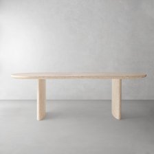 Shop Radius Travertine Dining Table and more