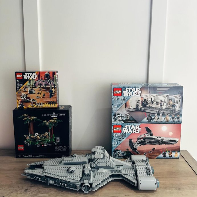 user image by @targetmomof10, LEGO Star Wars Boarding the Tantive IV Buildable Toy Playset 75387
