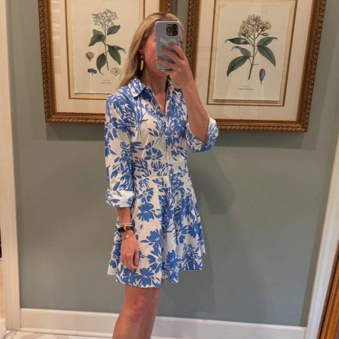 user image by @thesarcasticblonde, Women's Long Sleeve Mini Shirtdress - A New Day™