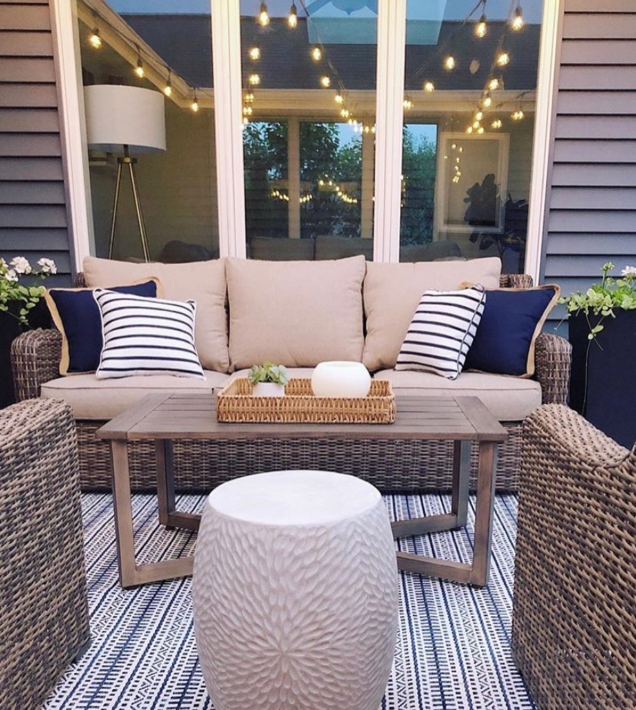 Nautical natural patio Instagram Post
