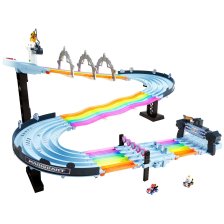 Shop Piste de course arc-en-ciel Hot Wheels Mario Kart, and more
