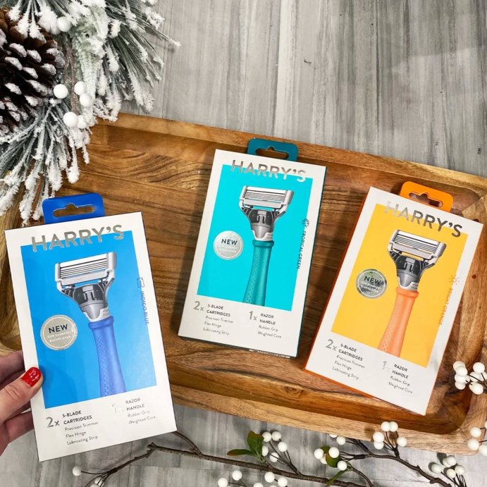 user image by @targetdealfinder, Harry&#39;s 5-Blade Men&#39;s Razor - 1 Razor Handle + 2 Razor Blade Refills - Sage Green