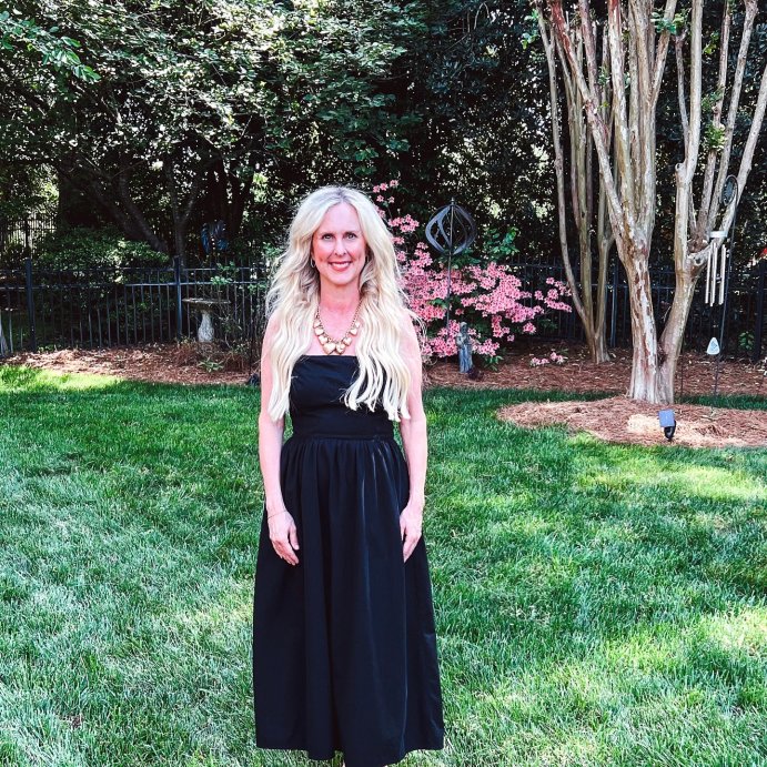 user image by @everyday_sisters, Women's Corset Midi A-Line Dress - Universal Thread™