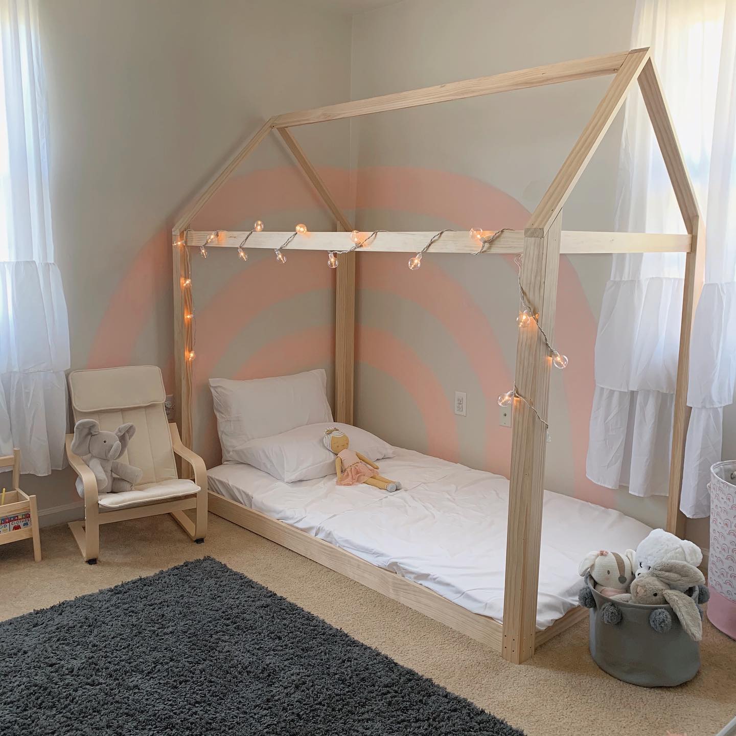 Scandinavian ballerina room Instagram Post