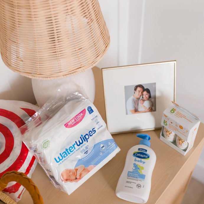 user image by @caroldemauro, WaterWipes Sensitive+ Newborn & Baby Wipes, 3-In-1 Cleans, Cares, Protects, 99.9% Water, Unscented & Hypoallergenic