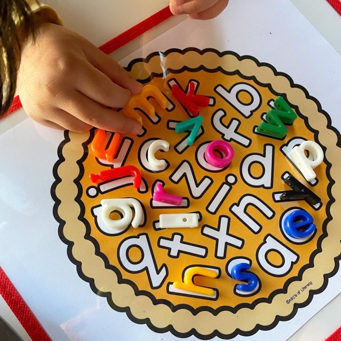 user image by @brightmamalight, Learning Resources Lowercase Lacing Alphabet, Ages 3+