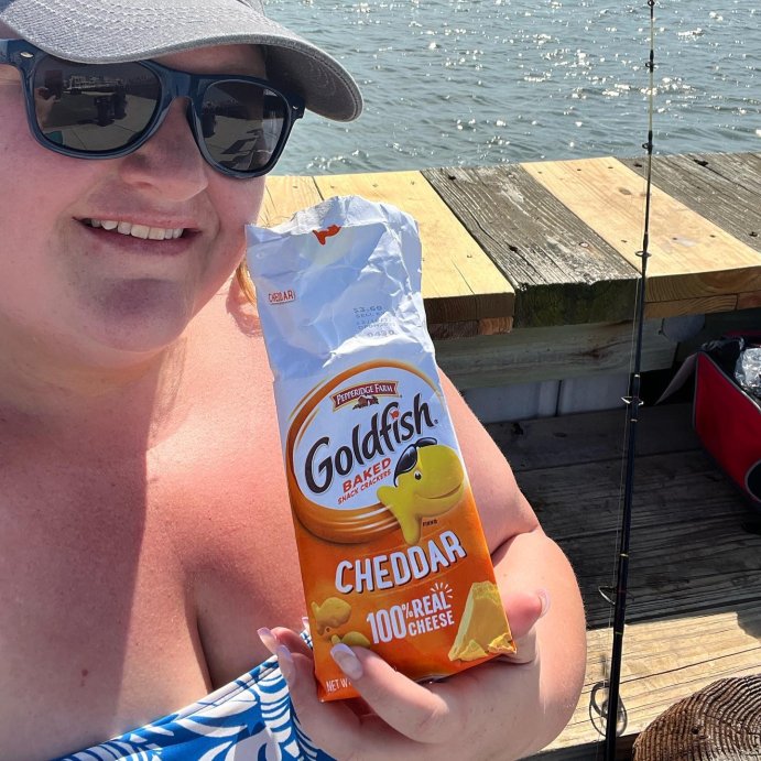user image by @carebear1646, Pepperidge Farm Goldfish Cheddar Crackers