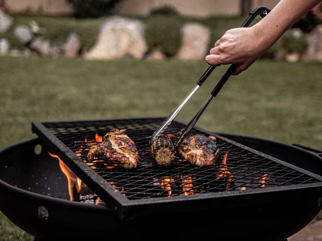 Cast iron bbq outlet chicken