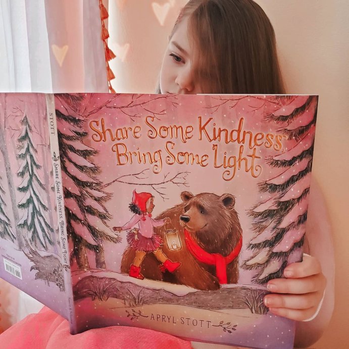 user image by @loveariannejoy, Share Some Kindness, Bring Some Light - (The Coco and Bear) by  Apryl Stott (Hardcover)
