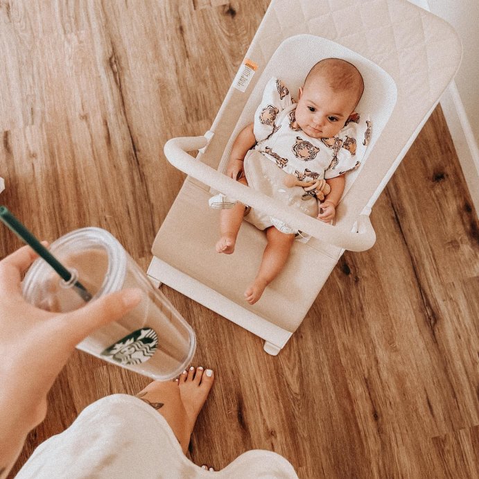 user image by @delaneyzhane, Baby Delight Alpine Deluxe Portable Bouncer