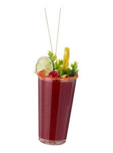 Shop CANVAS Canadian Christmas Collection Glass Caesar Drink Ornament, 4.4-in and more