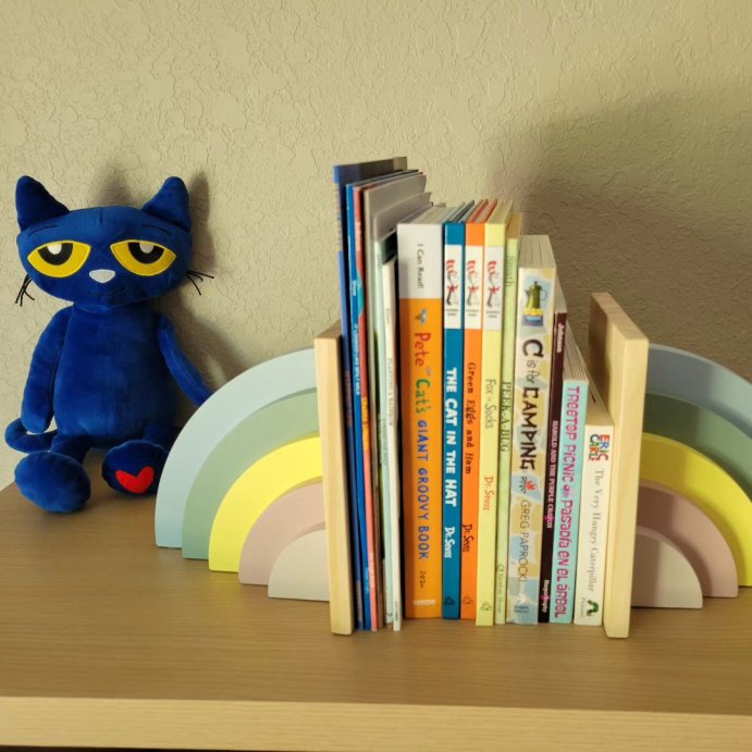 user image by @mindfullymanda815, Rainbow Bookends - Cloud Island&#8482;