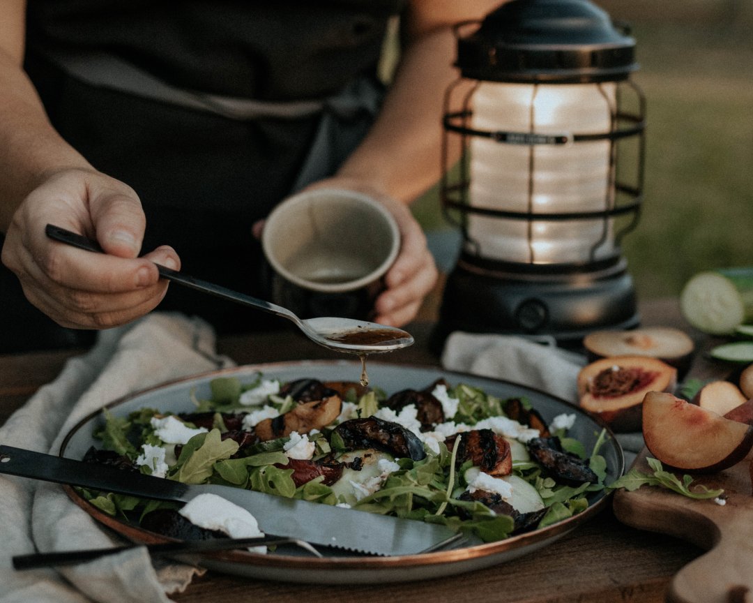 Curated image with Forest Lantern, Flatware Set, Enamel Deep Plate Set