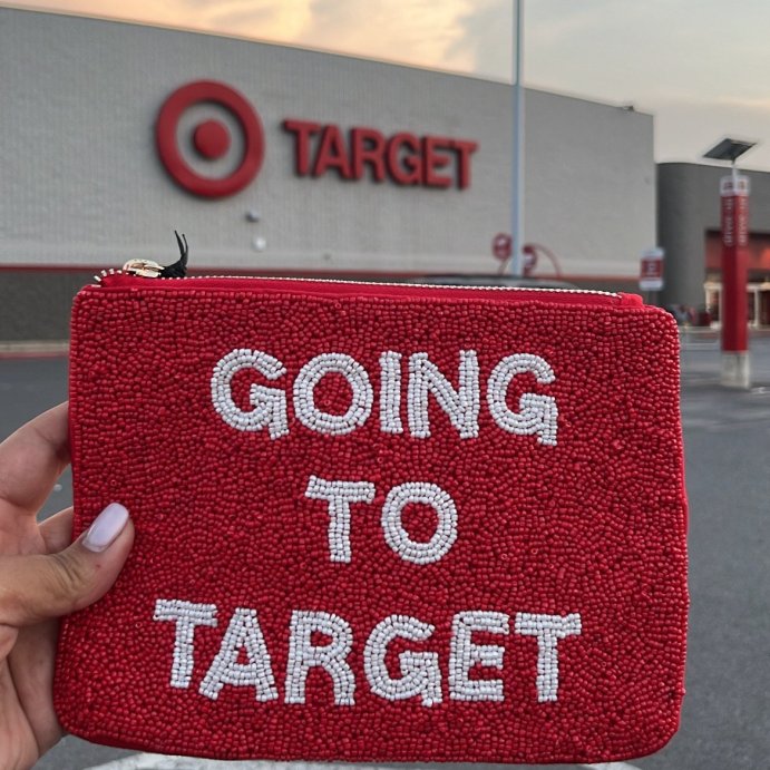 user image by Koko, Going to Target Beaded Clutch - kate spade new york x Target Red/White