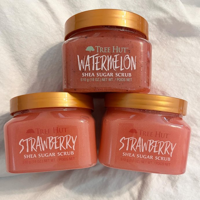 user image by @cali_girlfinds_, Tree Hut Strawberry Shea Sugar Body Scrub - 18oz