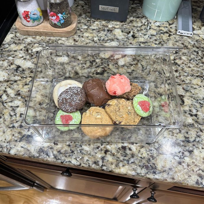user image by @gatorgirl1511, XL Wide Fridge and Pantry Organizer Bin - Brightroom&#8482;: Clear  Kitchen Storage, Hand Wash, Freezer-Safe