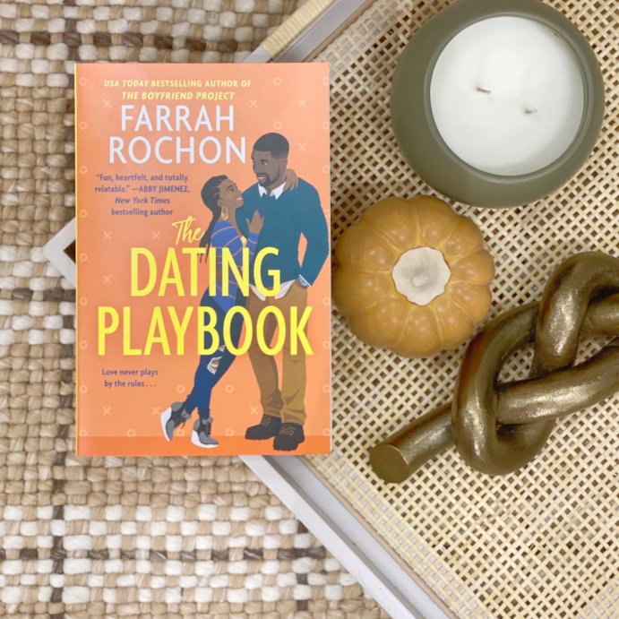 user image by @mrsboomreads, The Dating Playbook - by Farrah Rochon (Paperback)