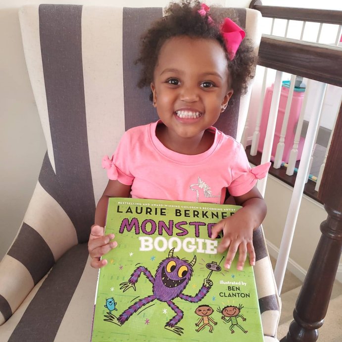 user image by @growingwithny, Monster Boogie - by  Laurie Berkner (Hardcover)