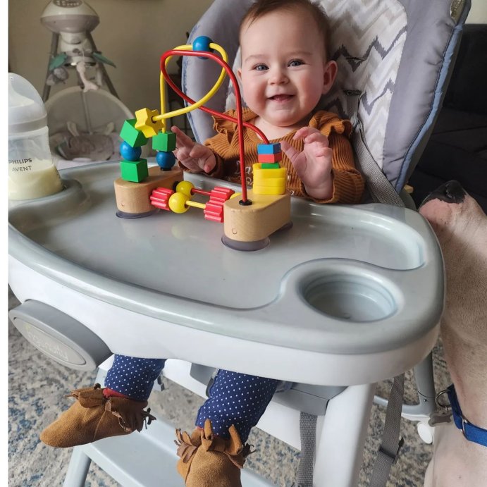 user image by @travelkat805, Melissa &#38; Doug First Bead Maze Wooden Educational Toy for Floor, High Chair, Table