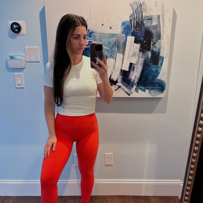 user image by @fitswithsky, Women's Everyday Soft Cropped Short Sleeve T-Shirt - All In Motion™