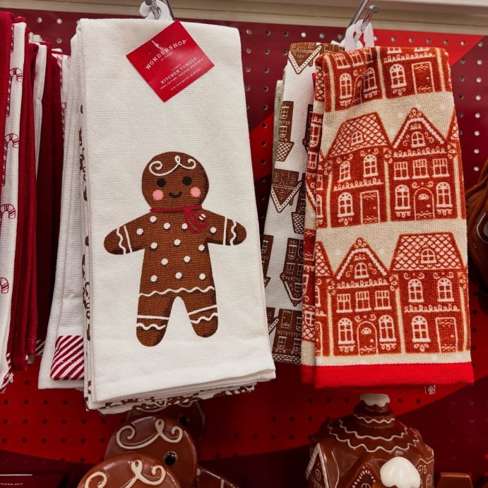 user image by @shoppwithjasss, Christmas Gingerbread Cotton Kitchen Towel - Wondershop&#8482;