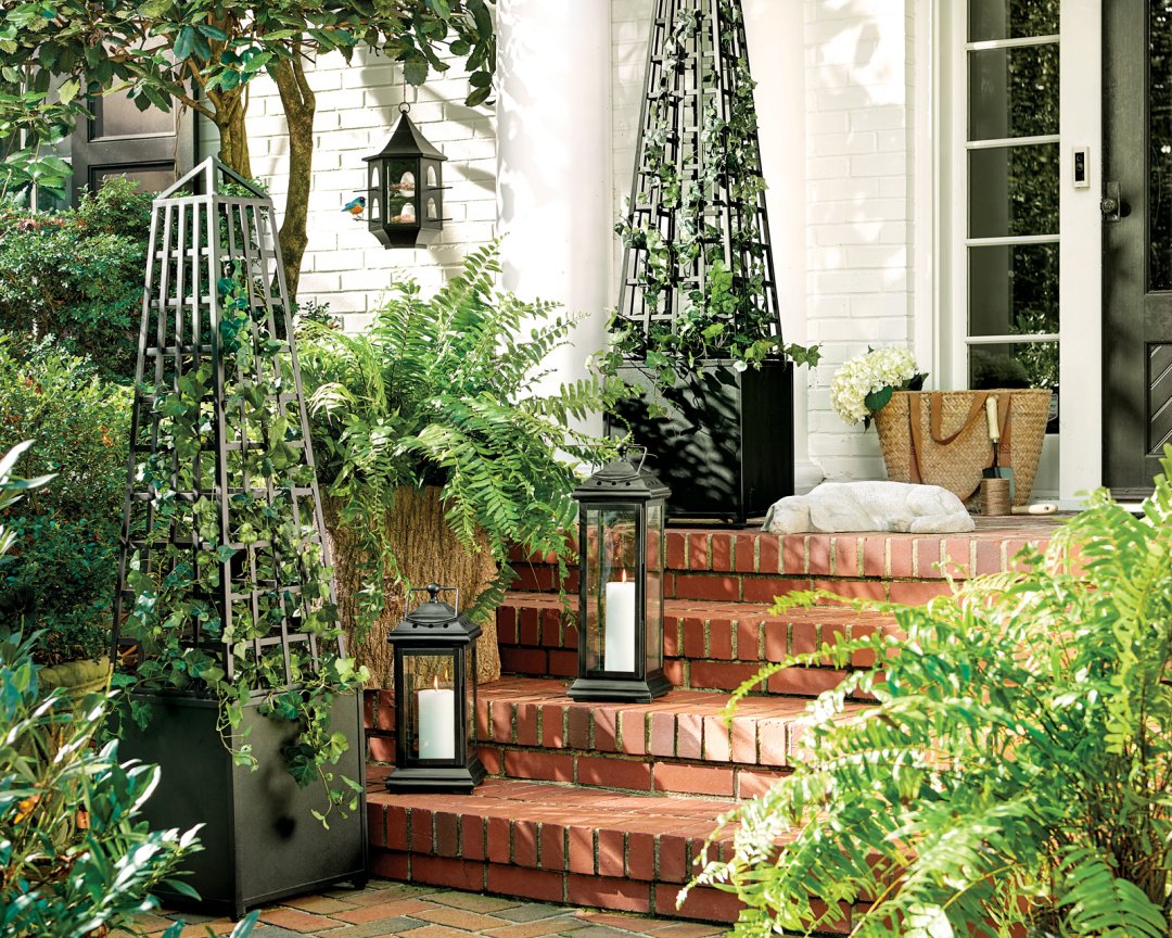 Shop Bunny Williams Obelisk Planter - Ballard Designs, Bunny Williams Outdoor Lantern, Bunny Williams Woodland Planter, Bunny Williams Bird Feeder - Ballard Designs and more